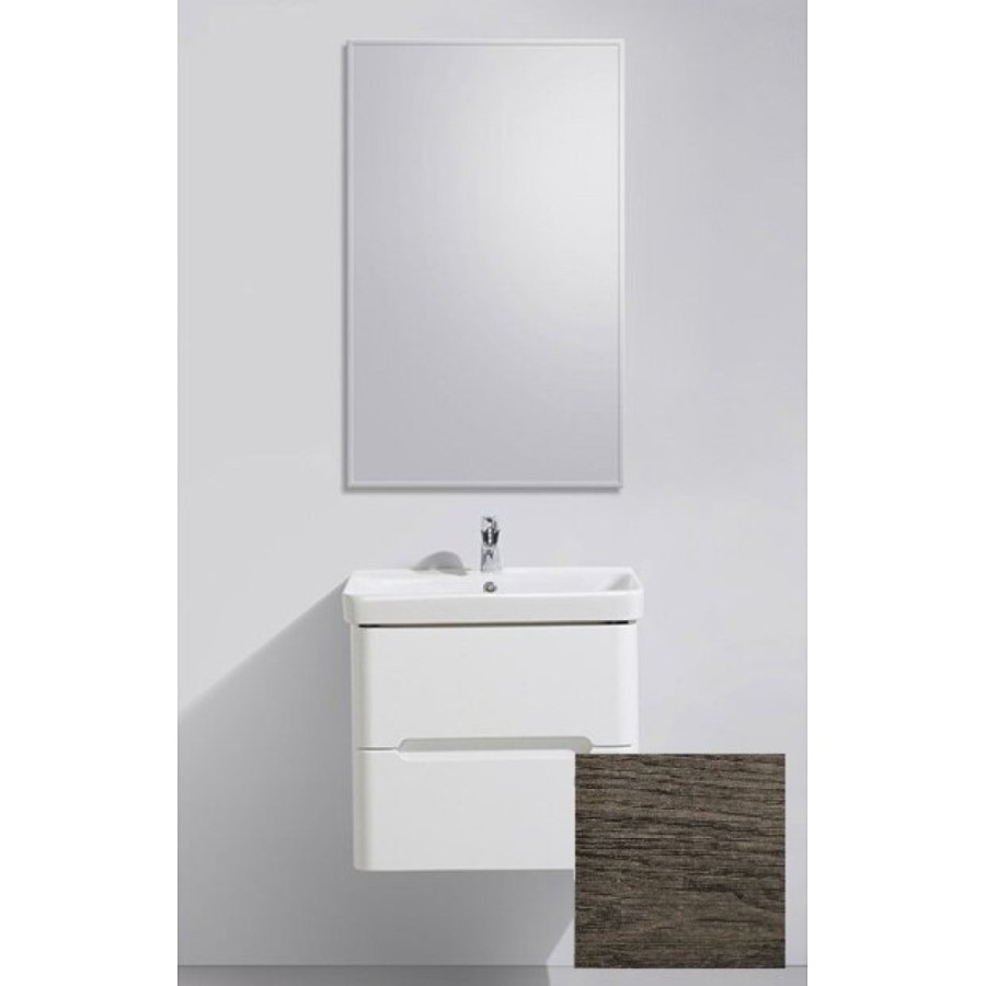 Тумба под раковину BelBagno Luxury-500-2C-SO-RW-P 50 см подвесная, цвет темный дуб (rovere moro)