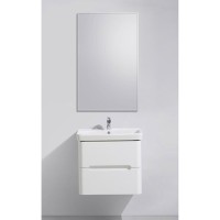 Тумба под раковину BelBagno Luxury-600-2C-SO-BL-P 60 см подвесная, цвет белый глянцевый (bianco lucido)