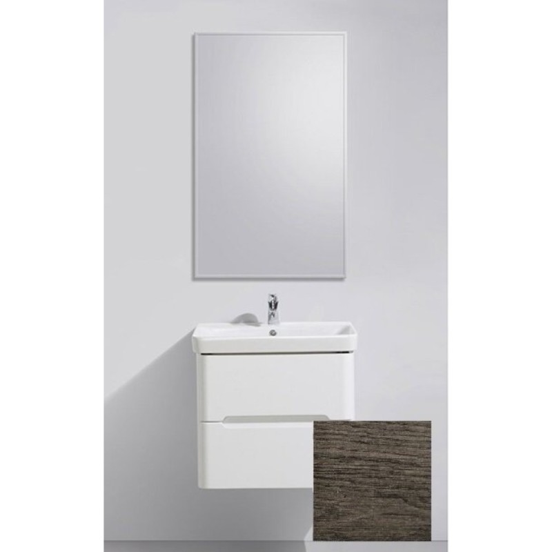 Тумба под раковину BelBagno Luxury-600-2C-SO-RW-P 60 см подвесная, цвет темный дуб (rovere moro)