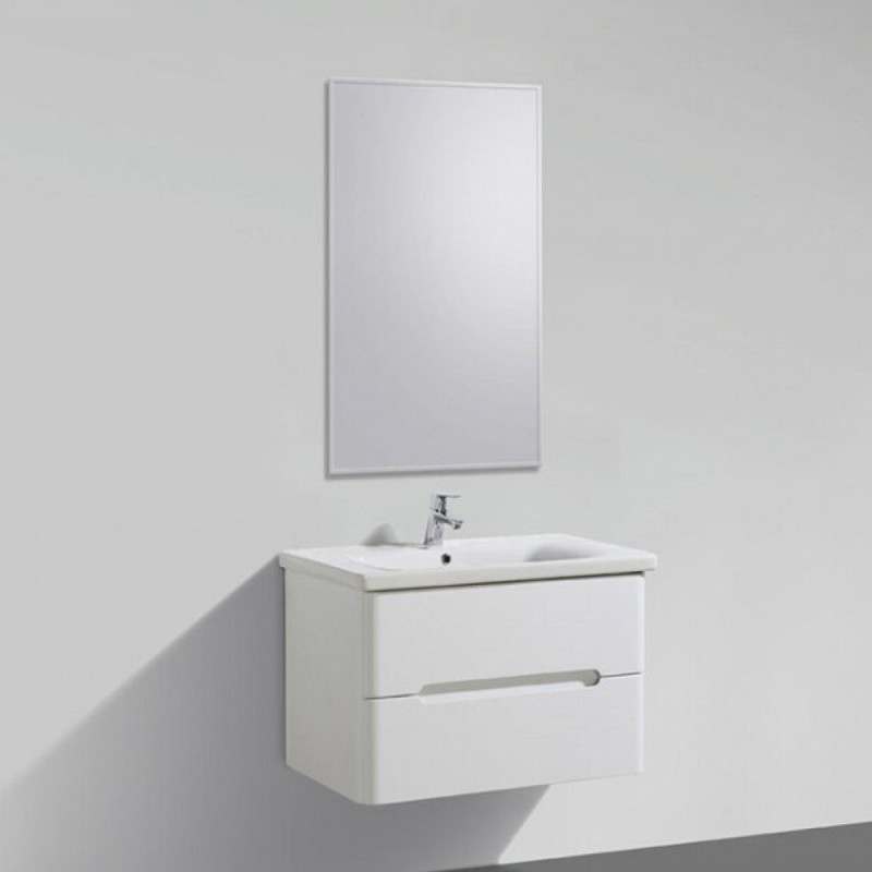 Тумба под раковину BelBagno Luxury/Soft-800-2C-SO-BL-P 80 см подвесная, цвет белый глянцевый (bianco lucido)
