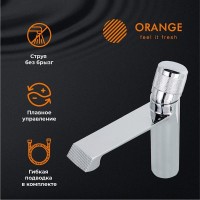Смеситель Orange Sole M03-021cr для раковины, хром