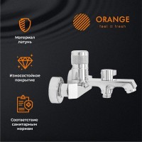 Смеситель Orange Sole M03-100cr для ванны и душа, хром