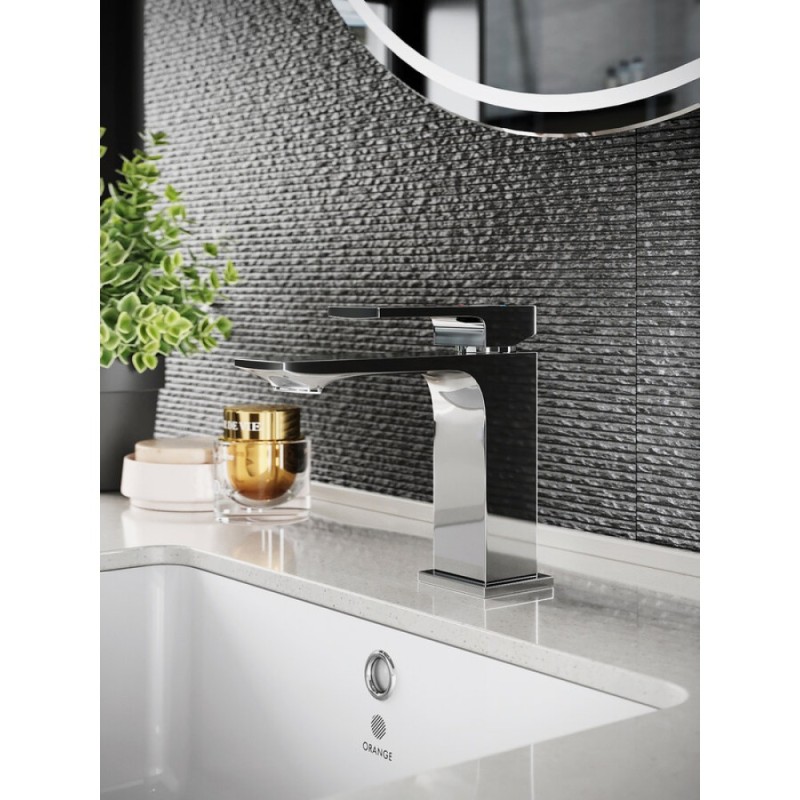 Смеситель Orange Lutz M04-021cr для раковины, хром