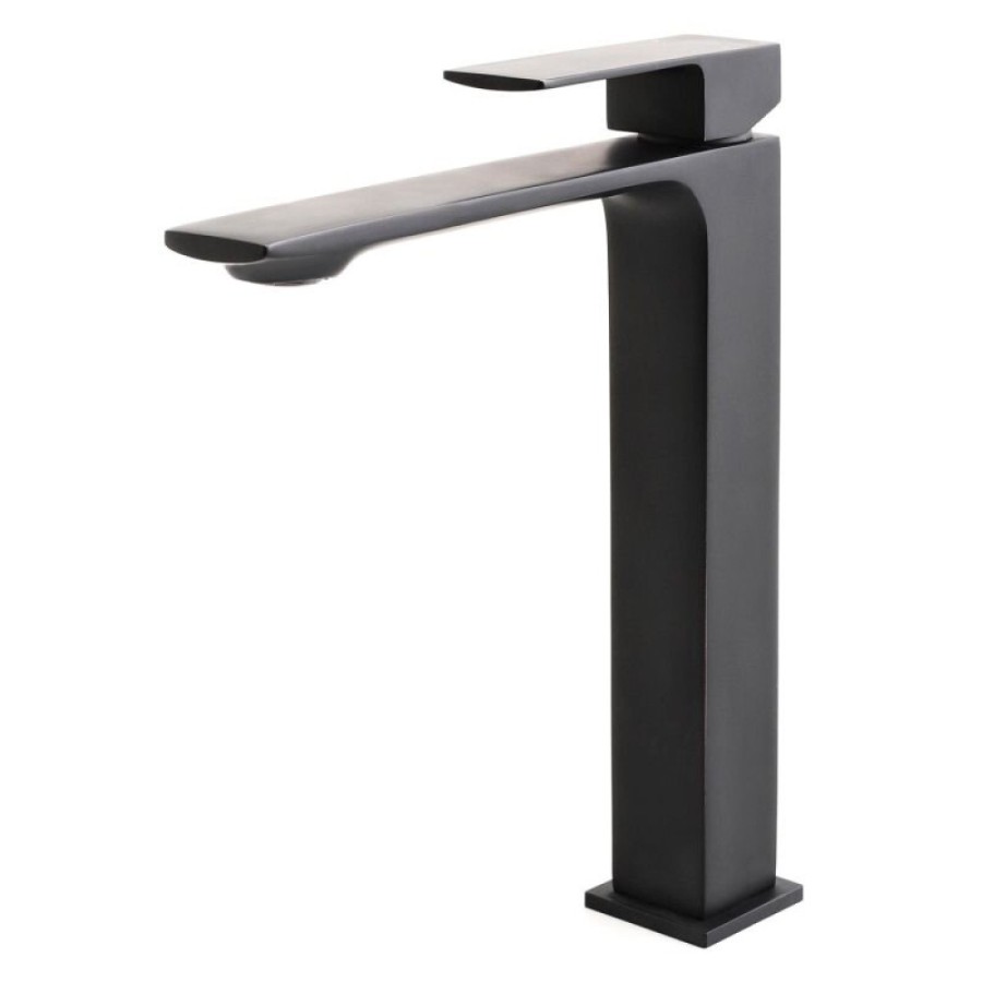 Смеситель Orange Lutz M04-121b для раковины, черный матовый