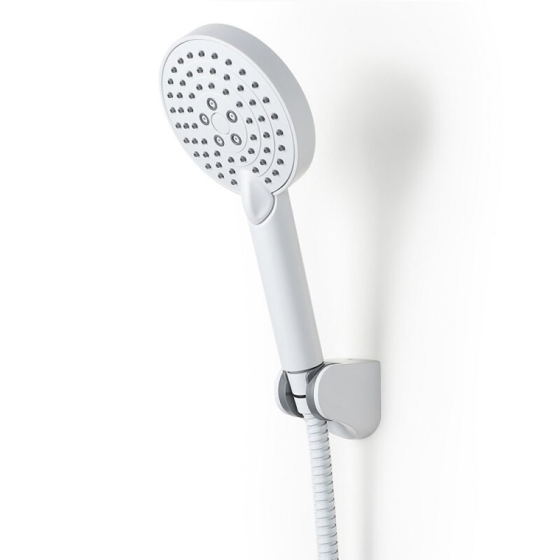 Смеситель для ванны и душа Orange Lutz M04-300w, цвет белый