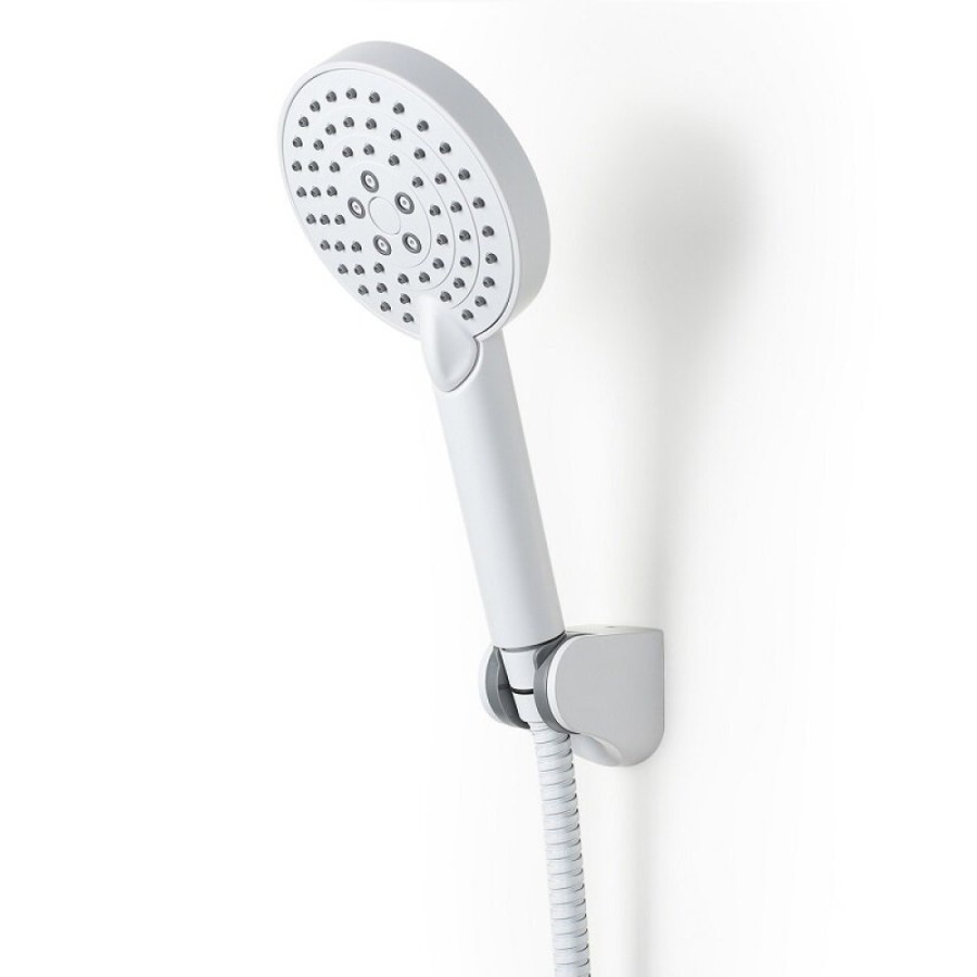 Смеситель для ванны и душа Orange Lutz M04-300w, цвет белый