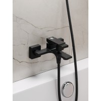 Комплект смесителей Orange Lutz M04-311b, черный матовый