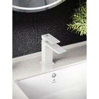 Комплект смесителей Orange Lutz M04-311w, белый