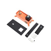 Смеситель Orange Lutz M04-722b для раковины, черный матовый