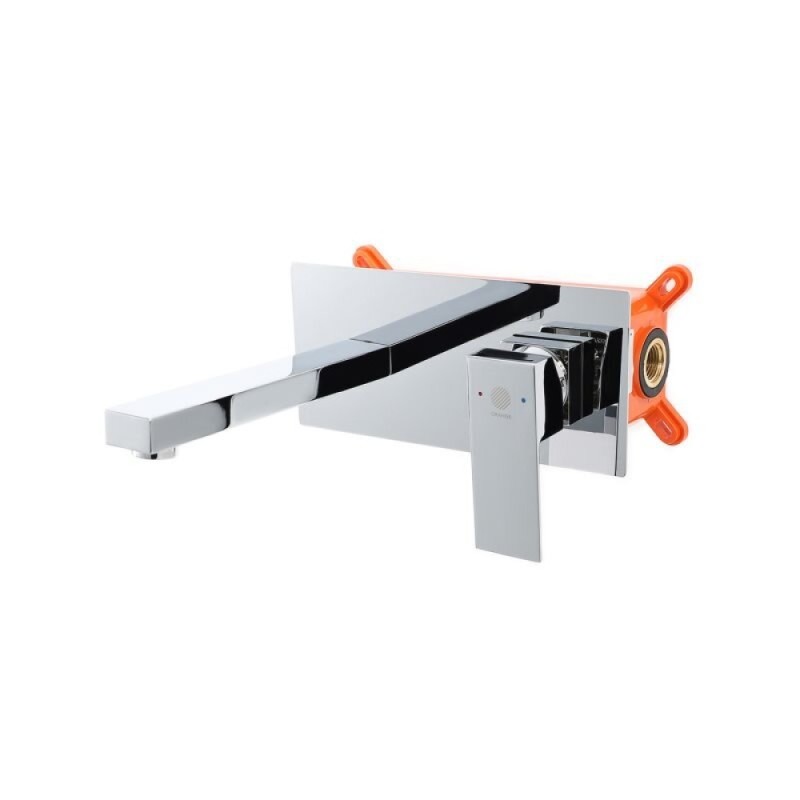 Смеситель Orange Lutz для раковины, хром, M04-722cr
