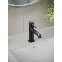 Смеситель Orange Karl для раковины, черный матовый, M05-021b
