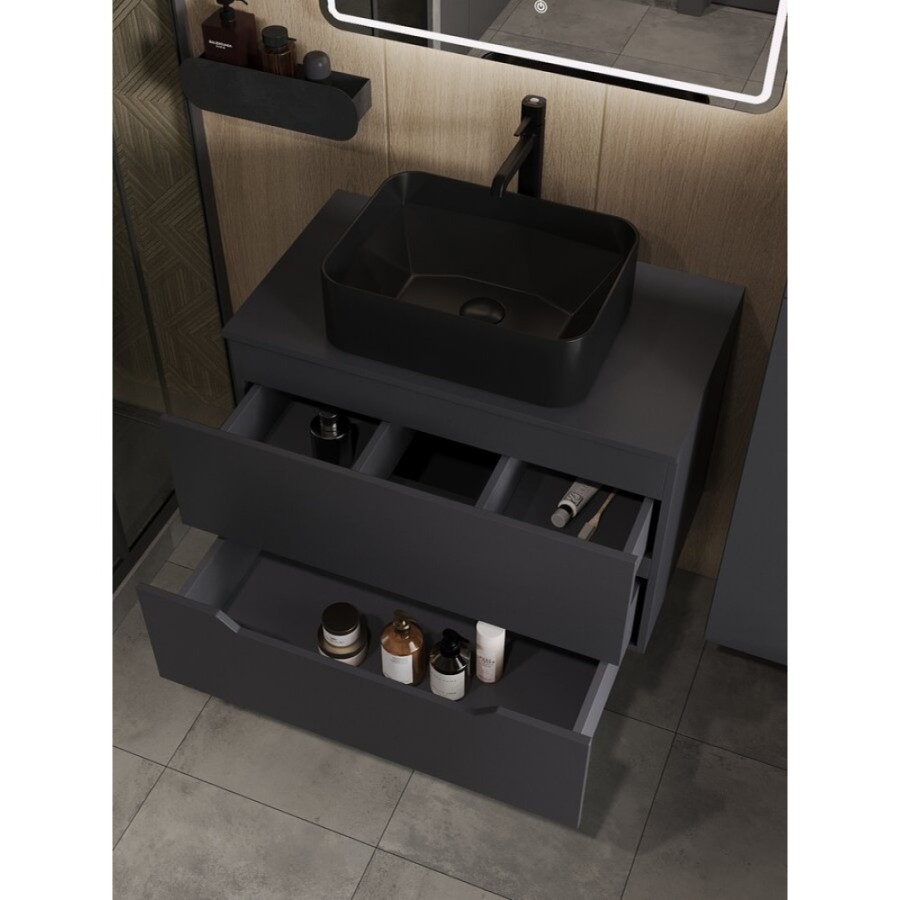 Смеситель Orange Karl M05-121b для раковины, черный матовый