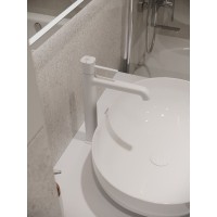 Смеситель Orange Karl M05-121W для раковины, белый