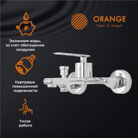 Смеситель Orange Line M06-100cr для ванны и душа, хром