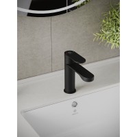 Смеситель Orange Vesper для раковины, черный матовый, M10-021b