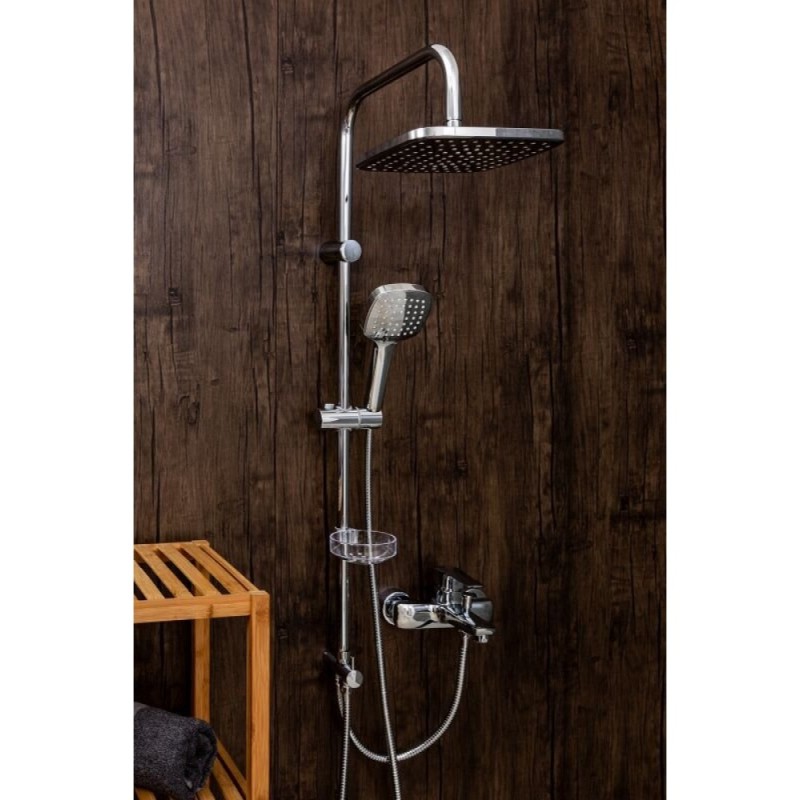 Душевая система Orange Merci M13-944cr с фиксированным изливом, хром