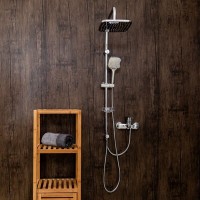 Душевая система Orange Merci M13-944cr с фиксированным изливом, хром