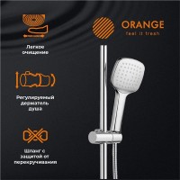 Душевая система Orange Merci M13-944cr с фиксированным изливом, хром