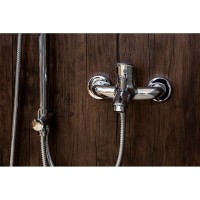 Душевая система Orange Alfi M18-933cr с фиксированным изливом, хром