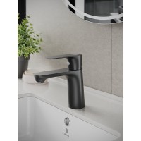 Смеситель Orange Aristo для раковины, черный матовый, M19-021b
