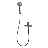 Смеситель Orange Aristo M19-300B для ванны и душа, черный матовый