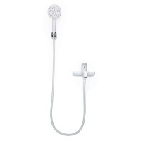 Смеситель Orange Aristo M19-300W для ванны и душа, белый