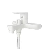 Смеситель Orange Aristo M19-300W для ванны и душа, белый