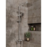 Душевая система Orange Otto M22-811cr с поворотным изливом, хром