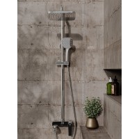 Душевая система Orange Otto M22-811cr с поворотным изливом, хром