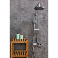Душевая система Orange Otto M22-911cr с поворотным изливом, хром