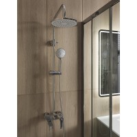 Душевая система Orange Otto M22-911cr с поворотным изливом, хром