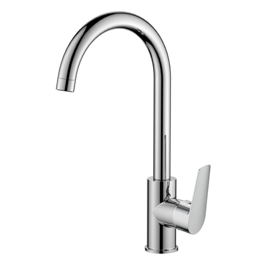 Смеситель Orange Flipo M23-004cr, для кухонной мойки, хром