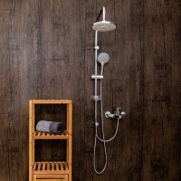 Душевая система Orange Flipo M23-933cr с фиксированным изливом, хром