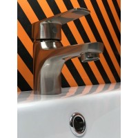Смеситель Orange Loop M26-021Ni для раковины, никель матовый
