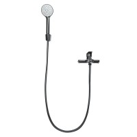 Смеситель Orange Loop M26-100B для ванны и душа, черный матовый