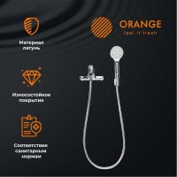 Смеситель Orange Loop M26-100cr для ванны и душа, хром