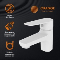 Комплект смесителей Orange Loop M26-311w, белый
