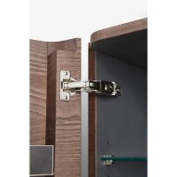 Пенал Am.Pm Sensation, M30CHL0406NF, цвет - орех, левый, 40x35x155 см