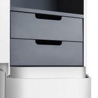 Шкаф Am.Pm Sensation M30CHL0406WG, 40 см, подвесной, левый, белый глянцевый