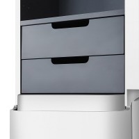 Пенал Am.Pm Sensation M30CHR0406WG, подвесной, правый, белый глянцевый