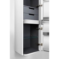 Пенал Am.Pm Sensation M30CHR0406WG, подвесной, правый, белый глянцевый