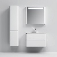 Тумба под раковину Am.Pm Sensation 80 см, подвесная, цвет белый глянец, M30FHX0802WG