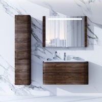 Тумба под раковину Am.Pm Sensation 100 см, подвесная, орех, M30FHX1002NF