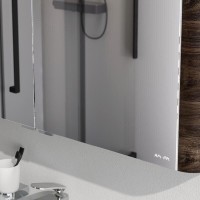 Зеркальный шкаф Am.Pm Sensation M30MCX1001NF, цвет - орех, с подсветкой, 100 см