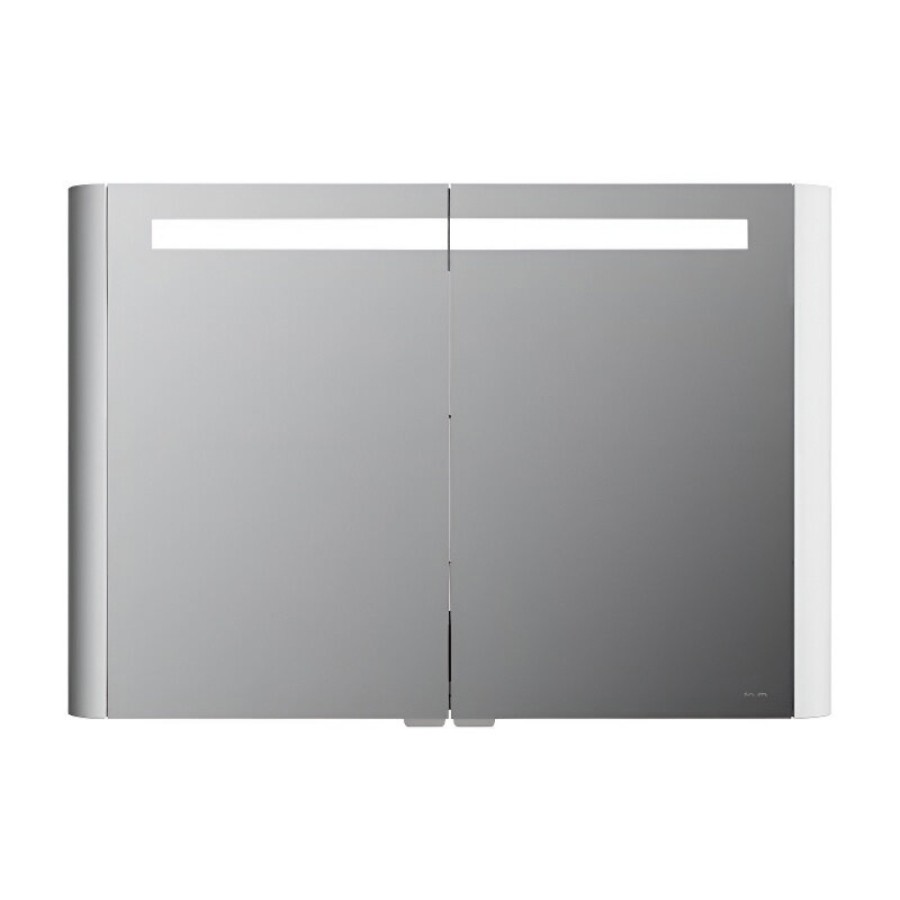 Зеркальный шкаф Am.Pm Sensation M30MCX1001WG, цвет - белый глянец, с подсветкой, 100 см