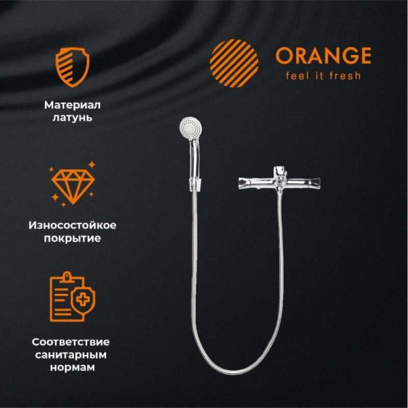 Смеситель Orange Lotos M32-100cr для ванны и душа, хром