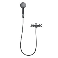 Смеситель Orange Mia для ванны и душа, черный матовый, M34-300B