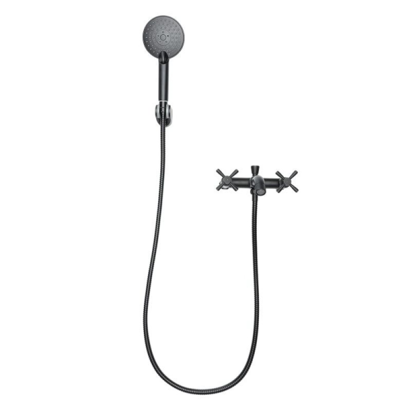 Смеситель Orange Mia для ванны и душа, черный матовый, M34-300B
