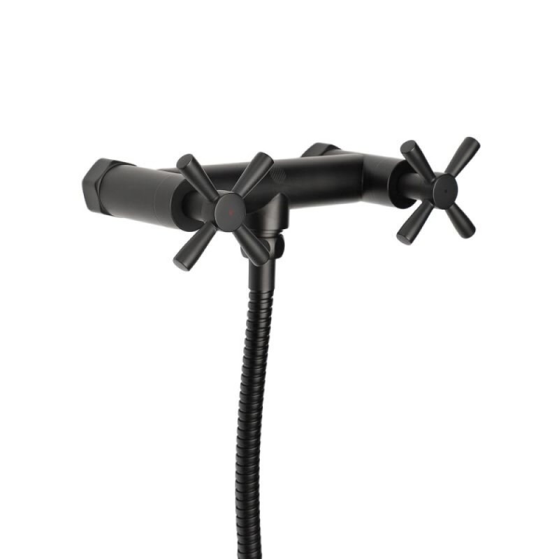 Смеситель Orange Mia для душа, черный матовый, M34-320B
