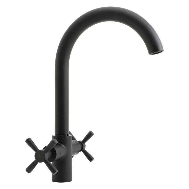 Комплект смесителей Orange Mia, черный матовый, M34-381b